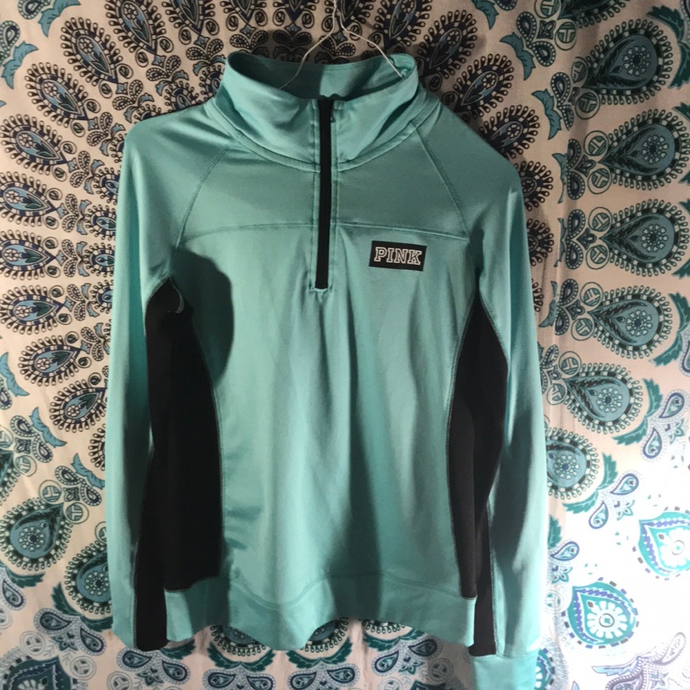 Teal VS Pink Half zip